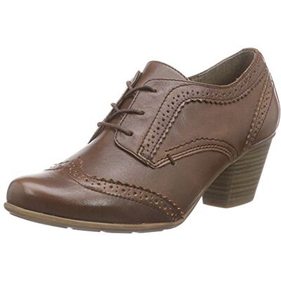 8-8-23300-25 305_braun (COGNAC 305 ) Jana 23300 Derby półbuty damskie sznurowane, brązowy Braun Braun Cognac 305-39 EU 8-8-23300-25 305_braun (COGNAC 305 ) Jana 23300 Derby półbuty damskie sznurowane, brązowy Braun Braun Cognac 305-39 EU