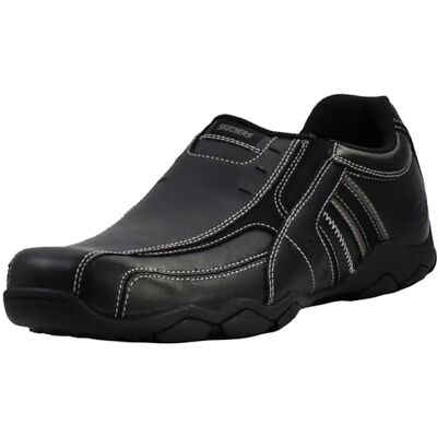 64274-017 Skechers USA męskie mokasyny Diameter-Nerves, Czarna skóra 45.5 EU 64274-017 Skechers USA męskie mokasyny Diameter-Nerves, Czarna skóra 45.5 EU