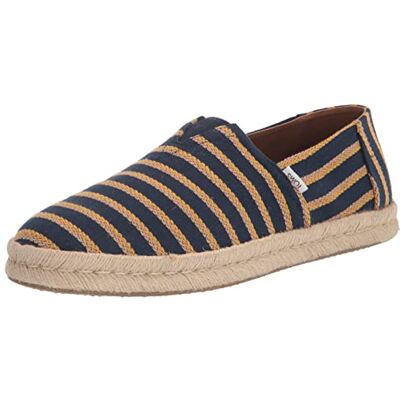 10019870 TOMS Męskie Alpargata Rope 2.0 tkane buty na co dzień, granatowy, 40.5 EU 10019870 TOMS Męskie Alpargata Rope 2.0 tkane buty na co dzień, granatowy, 40.5 EU