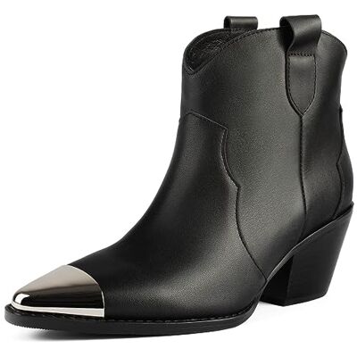 B_MANS_BLACK_36 L37 HANDMADE SHOES Damskie botki ze skóry naturalnej I ręcznie wykonane buty I wyjątkowy styl I Manhattan Skyline Ankle Boot, czarne, 36 EU, czarny, 36 EU B_MANS_BLACK_36 L37 HANDMADE SHOES Damskie botki ze skóry naturalnej I ręcznie wykonane buty I wyjątkowy styl I Manhattan Skyline Ankle Boot, czarne, 36 EU, czarny, 36 EU