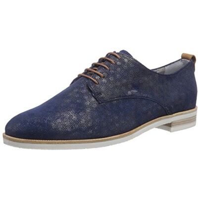 850282_blau/grau Maripe 850282 Derby półbuty sznurowane damskie, niebieski Niebieski, niebieski, szary. 38.5 EU 850282_blau/grau Maripe 850282 Derby półbuty sznurowane damskie, niebieski Niebieski, niebieski, szary. 38.5 EU