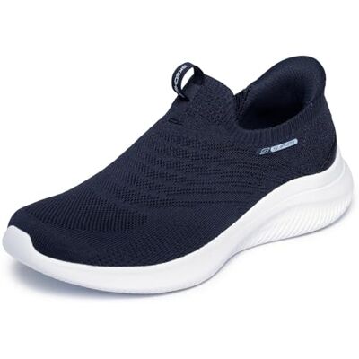 150802-NVY Skechers Damskie buty Ultra Flex 4.0 Pure Dream Sneaker, granatowe, 4,5 UK 150802-NVY Skechers Damskie buty Ultra Flex 4.0 Pure Dream Sneaker, granatowe, 4,5 UK