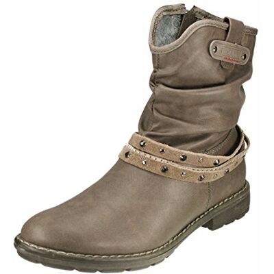 5-5-55422-23-341 s.Oliver 55422 dziewczęce buty wsuwane z krótką cholewką, beżowy Be?owy taupe 341-38 EU 5-5-55422-23-341 s.Oliver 55422 dziewczęce buty wsuwane z krótką cholewką, beżowy Be?owy taupe 341-38 EU