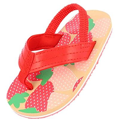 980_07 Beck Dziewczęce klapki Strawberry, czerwony Czerwony czerwony 07-30 EU 980_07 Beck Dziewczęce klapki Strawberry, czerwony Czerwony czerwony 07-30 EU