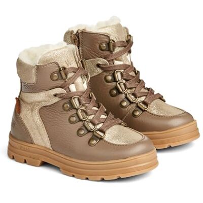 WF346i Wheat Unisex dziecięce buty zimowe Toni Tex Hiker, błyszczące, dla dziewcząt, 100% skóra, oddychające, wodoodporne buty śnieżne, 0171 Szary, 31 EU WF346i Wheat Unisex dziecięce buty zimowe Toni Tex Hiker, błyszczące, dla dziewcząt, 100% skóra, oddychające, wodoodporne buty śnieżne, 0171 Szary, 31 EU