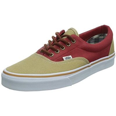 Vy6xfh1_Khaki/red_35 Vans U Era, damskie sneakersy, wielokolorowy khaki czerwony, 35 EU Vy6xfh1_Khaki/red_35 Vans U Era, damskie sneakersy, wielokolorowy khaki czerwony, 35 EU
