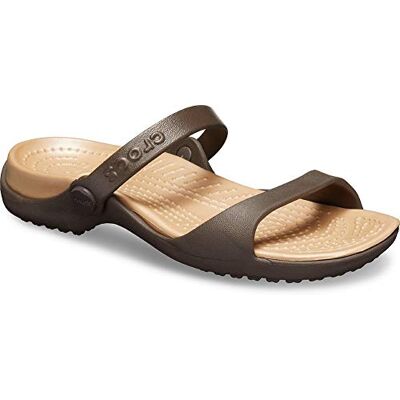 10043-23Q-23Q-4 M US Crocs Kobiety Cleo Sandały, Brązowy, 34 EU 10043-23Q-23Q-4 M US Crocs Kobiety Cleo Sandały, Brązowy, 34 EU