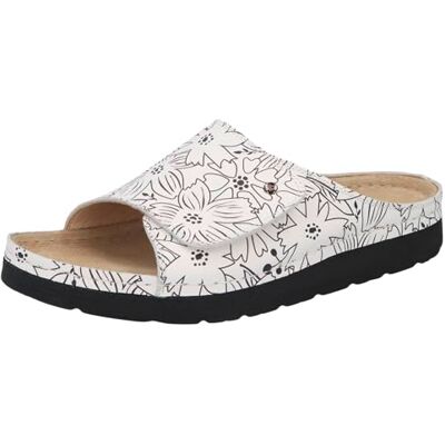 01920-096 Berkemann Damskie kapcie Ronja, czarny biały, 35.5 EU 01920-096 Berkemann Damskie kapcie Ronja, czarny biały, 35.5 EU