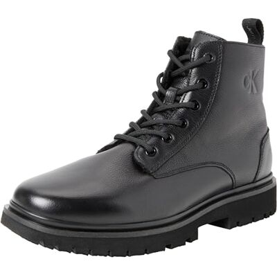 YW0YW01147 Calvin Klein Damskie buty sznurowane Eva Mid LTH Wl Wn, Potrójny czarny, 38 EU YW0YW01147 Calvin Klein Damskie buty sznurowane Eva Mid LTH Wl Wn, Potrójny czarny, 38 EU