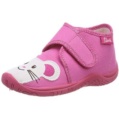 3001_06 Beck Dziewczęce klapki domowe, różowy Pink Pink 06-19 EU 3001_06 Beck Dziewczęce klapki domowe, różowy Pink Pink 06-19 EU