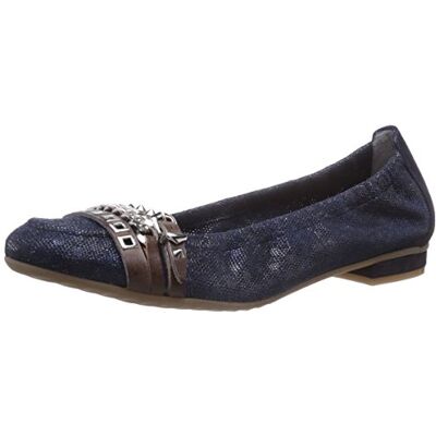 840674_blau Maripe 840674 baleriny damskie zamknięte, niebieski niebieski niebieski 38.5 EU 840674_blau Maripe 840674 baleriny damskie zamknięte, niebieski niebieski niebieski 38.5 EU