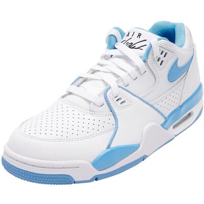 HJ4484-100 NIKE Air Flight '89 Low Sneaker męskie, 40,5 EU, Biały Uniwersytet Niebieski/Czarny, 40.5 EU HJ4484-100 NIKE Air Flight '89 Low Sneaker męskie, 40,5 EU, Biały Uniwersytet Niebieski/Czarny, 40.5 EU