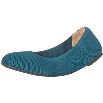 Belice Knit Amazon Essentials Damskie dzianinowe płaskie baleriny, ciemny turkus, 37.5 EU Belice Knit Amazon Essentials Damskie dzianinowe płaskie baleriny, ciemny turkus, 37.5 EU