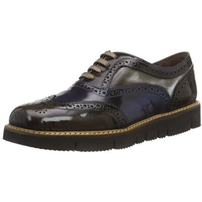 Accatino 950601 Derby półbuty damskie sznurowane, brązowy Braun Braun Blau 40.5 EU Accatino 950601 Derby półbuty damskie sznurowane, brązowy Braun Braun Blau 40.5 EU