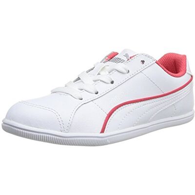 356833/03_White/geranium_34 Puma Myndy 356833/03, damskie buty typu sneaker, biały Weiß Weiß Weiß Geranienfarben 34 EU 356833/03_White/geranium_34 Puma Myndy 356833/03, damskie buty typu sneaker, biały Weiß Weiß Weiß Geranienfarben 34 EU