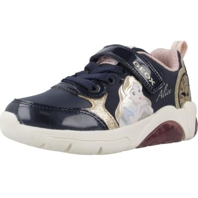 J46M4E0ANKN Geox J Fadinlight Girl E, Trampki Dziewczyny, Navy Platinum, 38 EU J46M4E0ANKN Geox J Fadinlight Girl E, Trampki Dziewczyny, Navy Platinum, 38 EU