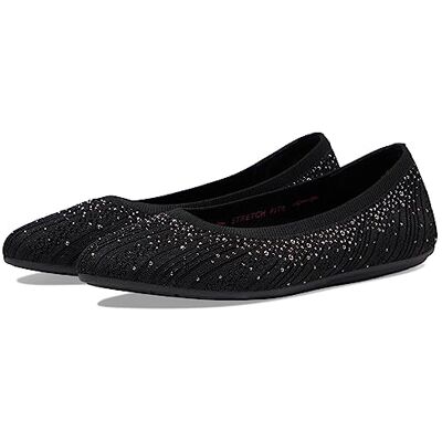 158765-BLK Skechers Cleo 2.0 Glitzy Daze Damskie baleriny, Czarny, 37.5 EU 158765-BLK Skechers Cleo 2.0 Glitzy Daze Damskie baleriny, Czarny, 37.5 EU