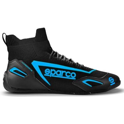 00129344NRAZ Sparco Botki HYPERDRIVE Rozmiar 44 Czarny/Niebieski, Buty Unisex Dorosły, Standardowy, EU, Standardowy, 44 EU 00129344NRAZ Sparco Botki HYPERDRIVE Rozmiar 44 Czarny/Niebieski, Buty Unisex Dorosły, Standardowy, EU, Standardowy, 44 EU