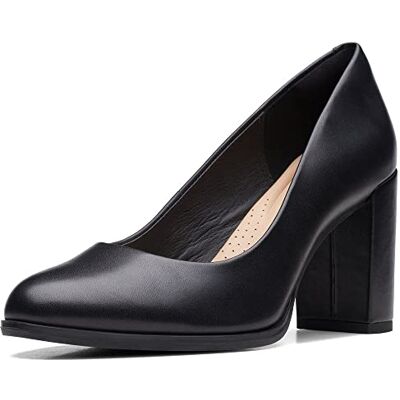 261709684 Clarks Freva85 Court Womens Black Leather, 9 261709684 Clarks Freva85 Court Womens Black Leather, 9