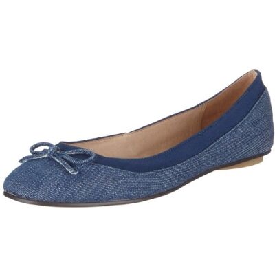 Buffalo London Dżinsowa balerina damska, niebieski (Blue Navy) 38.5 EU Buffalo London Dżinsowa balerina damska, niebieski (Blue Navy) 38.5 EU