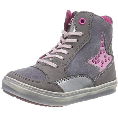 5-5-35202-35-205 s.Oliver 35202 wysokie buty typu sneakers dla dziewcząt, szary Grau Stone 205-27 EU 5-5-35202-35-205 s.Oliver 35202 wysokie buty typu sneakers dla dziewcząt, szary Grau Stone 205-27 EU