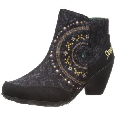 37AS803200040 Desigual Damskie botki Chelsea, Czarny 38.5 EU 37AS803200040 Desigual Damskie botki Chelsea, Czarny 38.5 EU