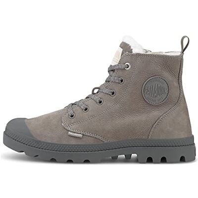 95982-055-M Palladium Pampa Hi Zip Wool buty sportowe damskie, Cloudburst Charcoal Gray, 37.5 EU 95982-055-M Palladium Pampa Hi Zip Wool buty sportowe damskie, Cloudburst Charcoal Gray, 37.5 EU