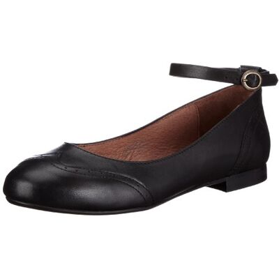 16028895 SELECTED FEMME Croft baleriny damskie, czarny czarny Black 38 EU 16028895 SELECTED FEMME Croft baleriny damskie, czarny czarny Black 38 EU