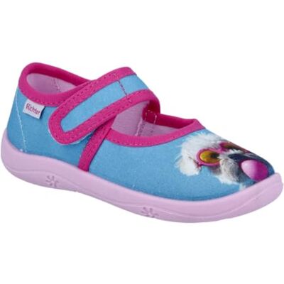 9150-3296 Richter Buty dziecięce Mia Kapcie, turkusowe, 34 EU 9150-3296 Richter Buty dziecięce Mia Kapcie, turkusowe, 34 EU