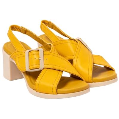 1845 ART Cannes, Sandały Kobieta, Nappa Yellow, 36 EU 1845 ART Cannes, Sandały Kobieta, Nappa Yellow, 36 EU