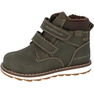 4270070003 Tom Tailor Kids Chłopięce modne kozaki, khaki, 35 EU 4270070003 Tom Tailor Kids Chłopięce modne kozaki, khaki, 35 EU