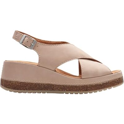 261773024 Clarks Damskie sandały Kassanda Step, rozmiar szablonu AD, Nubuk piaskowy, 35.5 EU 261773024 Clarks Damskie sandały Kassanda Step, rozmiar szablonu AD, Nubuk piaskowy, 35.5 EU