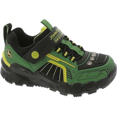 407061L Skechers Płaskie sandały dla chłopców Microspec-Splash, zielony czarny, 35.5 EU 407061L Skechers Płaskie sandały dla chłopców Microspec-Splash, zielony czarny, 35.5 EU