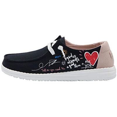 40414 HEYDUDE Damskie mokasyny Wendy Sport Mesh, Czarny, 39 EU 40414 HEYDUDE Damskie mokasyny Wendy Sport Mesh, Czarny, 39 EU