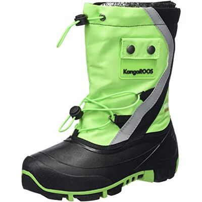 18927-7007 KangaROOS kanga-bean ii Śniegowce Uniseks dzieci , Lime Jet Black , 30 EU 18927-7007 KangaROOS kanga-bean ii Śniegowce Uniseks dzieci , Lime Jet Black , 30 EU