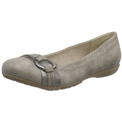 8-8-22162-26 -303 Softline 22162 baleriny damskie zamknięte, brązowy Braun Lt Taupe Antic 303-38 EU X-Weit 8-8-22162-26 -303 Softline 22162 baleriny damskie zamknięte, brązowy Braun Lt Taupe Antic 303-38 EU X-Weit