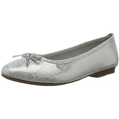 8-8-22164-28_WHITE/SILVER 191 Softline 22164 baleriny damskie zamknięte, srebrny Srebrny White Silver 191-42 EU X-Weit 8-8-22164-28_WHITE/SILVER 191 Softline 22164 baleriny damskie zamknięte, srebrny Srebrny White Silver 191-42 EU X-Weit