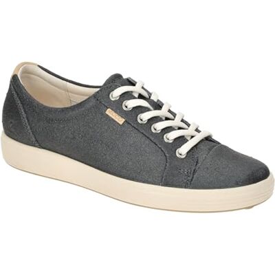 43000305763 ECCO Sneakersy damskie Soft 7, Srebrny metaliczny zamsz, 8-8.5 43000305763 ECCO Sneakersy damskie Soft 7, Srebrny metaliczny zamsz, 8-8.5