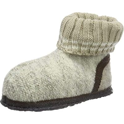 755_35 Beck Unisex dziecięce kapcie Ötzi, beżowy beżowy 35, 35 EU 755_35 Beck Unisex dziecięce kapcie Ötzi, beżowy beżowy 35, 35 EU