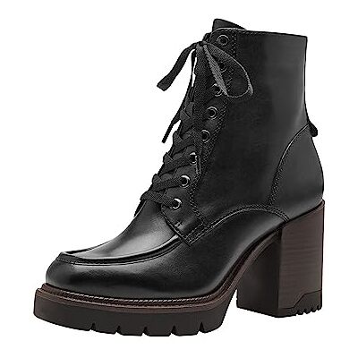 1-25100-41 Tamaris Damskie botki damskie , Czarna skóra, 39 EU 1-25100-41 Tamaris Damskie botki damskie , Czarna skóra, 39 EU