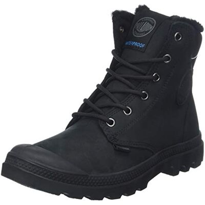 72966_466 Palladium Pampa Sport Shearling Waterproof, klasyczne buty dla dorosłych, uniseks, czarny, 37 EU 72966_466 Palladium Pampa Sport Shearling Waterproof, klasyczne buty dla dorosłych, uniseks, czarny, 37 EU