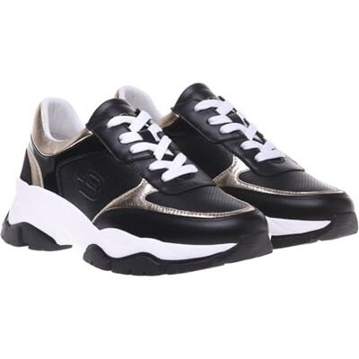 D5E830T1VTVF0000 Baldinini Sneakersy Calf.& PERF. Leather Black D5E830T1VTVF0000 Baldinini Sneakersy Calf.& PERF. Leather Black