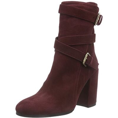 FW56820096_ZINFANDEL 933 Tommy Hilfiger SURI 1B damskie kozaki półcholewkowe, czerwony Czerwony cynowy 933-36 EU FW56820096_ZINFANDEL 933 Tommy Hilfiger SURI 1B damskie kozaki półcholewkowe, czerwony Czerwony cynowy 933-36 EU