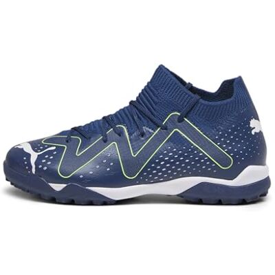 107386 PUMA Buty piłkarskie uniseks dla dzieci Future Match Tt + Mid Jr, Perski niebieski PUMA biały Pro zielony, 4.5 UK 107386 PUMA Buty piłkarskie uniseks dla dzieci Future Match Tt + Mid Jr, Perski niebieski PUMA biały Pro zielony, 4.5 UK
