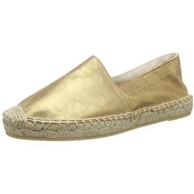 10150438_Pale Gold VERO MODA Vmlani Leather espadryle damskie, złoto złoto 40 EU 10150438_Pale Gold VERO MODA Vmlani Leather espadryle damskie, złoto złoto 40 EU