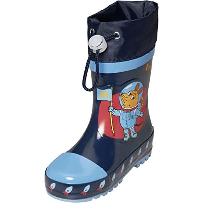188507 Playshoes Unisex Wellies Mouse Space kalosze dziecięce, niebieski 30/31 EU 188507 Playshoes Unisex Wellies Mouse Space kalosze dziecięce, niebieski 30/31 EU