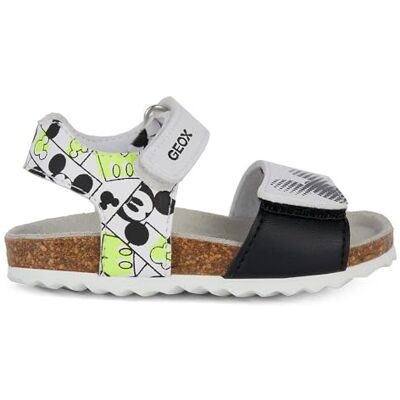 B152QC000BC Geox Sandały chłopięce B Chalki Boy, Biały fluo żółty, 20 EU B152QC000BC Geox Sandały chłopięce B Chalki Boy, Biały fluo żółty, 20 EU