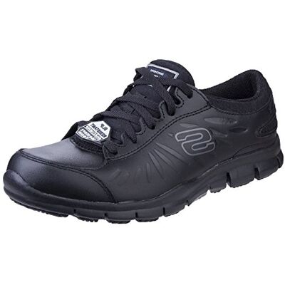 76551EC_Blk Skechers Dziewczęce buty ochronne Eldred, Czarny Blk, 36 EU 76551EC_Blk Skechers Dziewczęce buty ochronne Eldred, Czarny Blk, 36 EU
