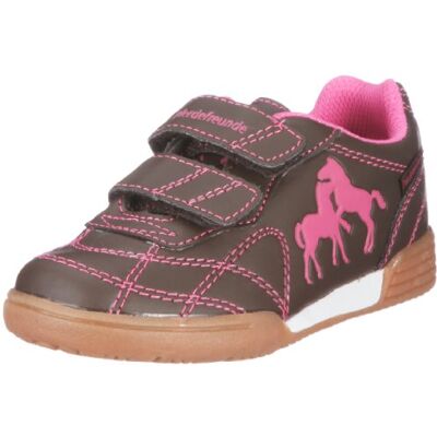 430381 Pferdefreunde Dziewczęce Denise buty sportowe do wnętrz, brązowy Braun mokka Pink 25 EU 430381 Pferdefreunde Dziewczęce Denise buty sportowe do wnętrz, brązowy Braun mokka Pink 25 EU