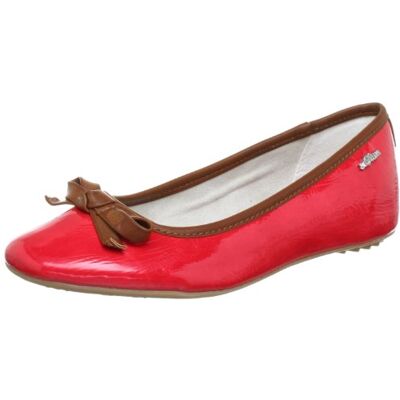 5-5-22101-30-523 s.Oliver baleriny damskie na co dzień, styl casual., czerwony Rot Chili Patent 523-39 EU 5-5-22101-30-523 s.Oliver baleriny damskie na co dzień, styl casual., czerwony Rot Chili Patent 523-39 EU